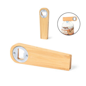 Logolu promosyon 01750 Bambu Magnetli Açacak