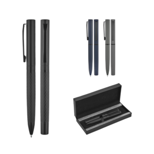 1251-RT Metal Roller & Tükenmez Kalem Seti Fume