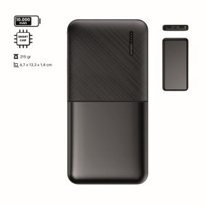 20570 Joker Powerbank Siyah 10.000 mAh