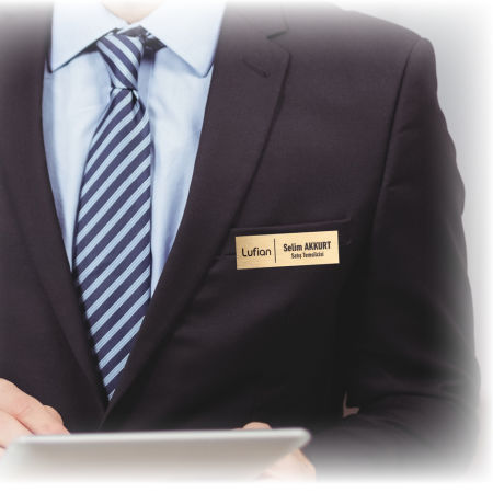 Logolu promosyon 30292 0O Yaka İsimliği O ( UV ve Süblüme Baskıya Uygun)