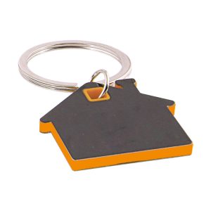 Logolu promosyon 30675 Renkli Ev Anahtarlık