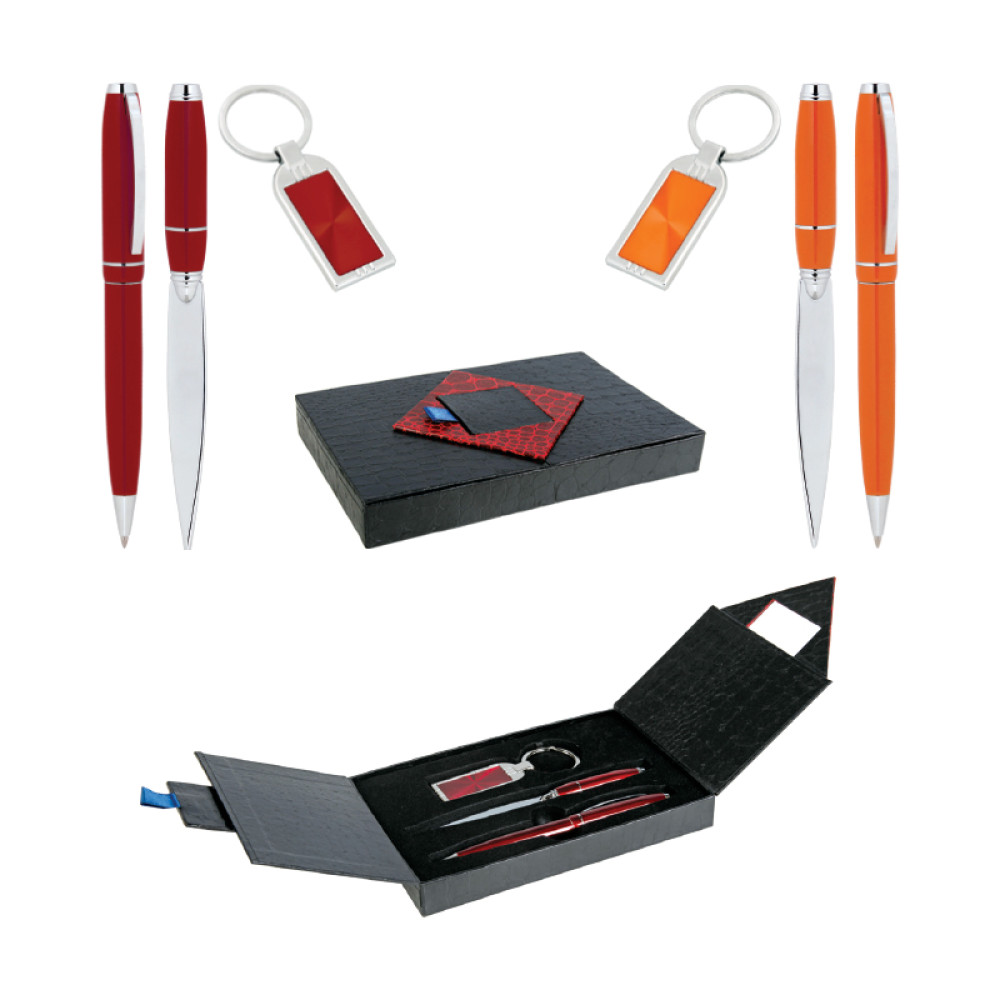 Logolu promosyon 310 Kalem & Anahtarlık & Zarf Açacağı Set