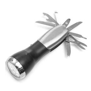 Logolu promosyon 4215 Çok Fonksiyonlu Fenerli Çakı 4,5 x 14 cm