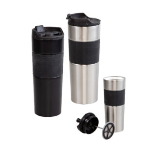 Logolu promosyon 5312 French Press Çelik Termos / 450 ml