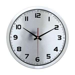 53902 Bergama Duvar Saati Gümüş (35 CM)