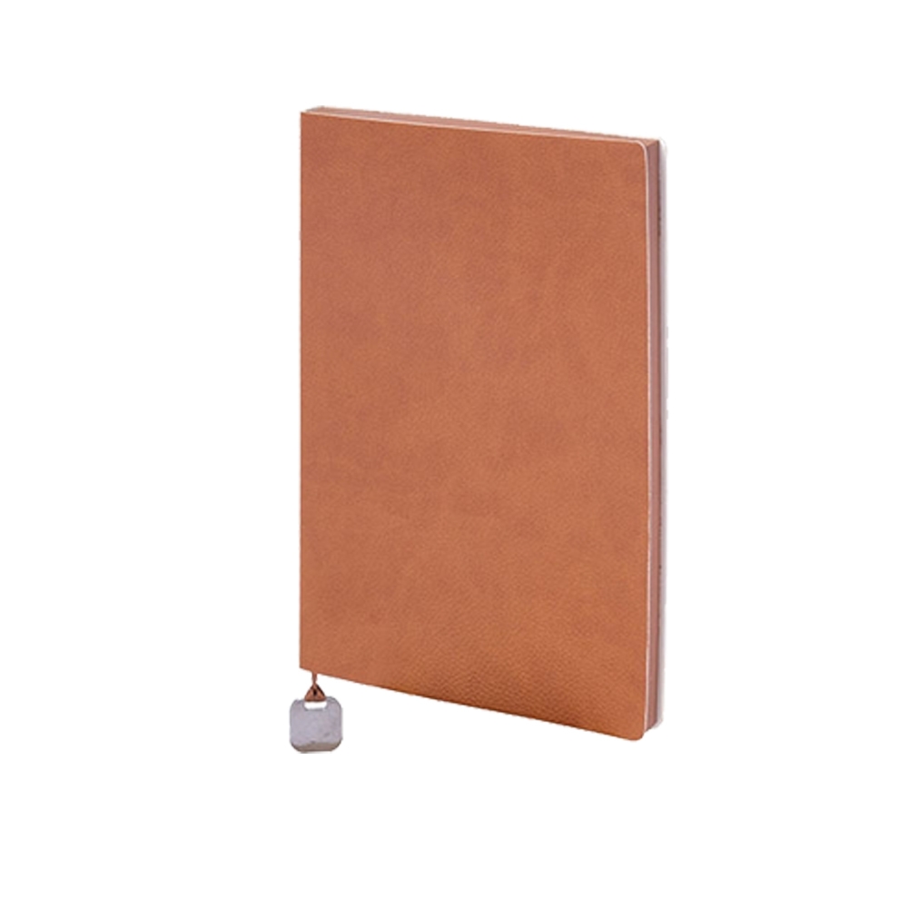 Logolu promosyon 6458 Salpa Deri Kapaklı Defter ( 13 x 21 cm )