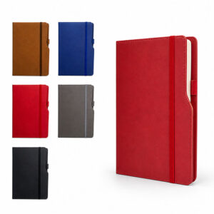 Logolu promosyon 6479 Termo Deri Kapaklı Defter ( 13 x 21 cm )