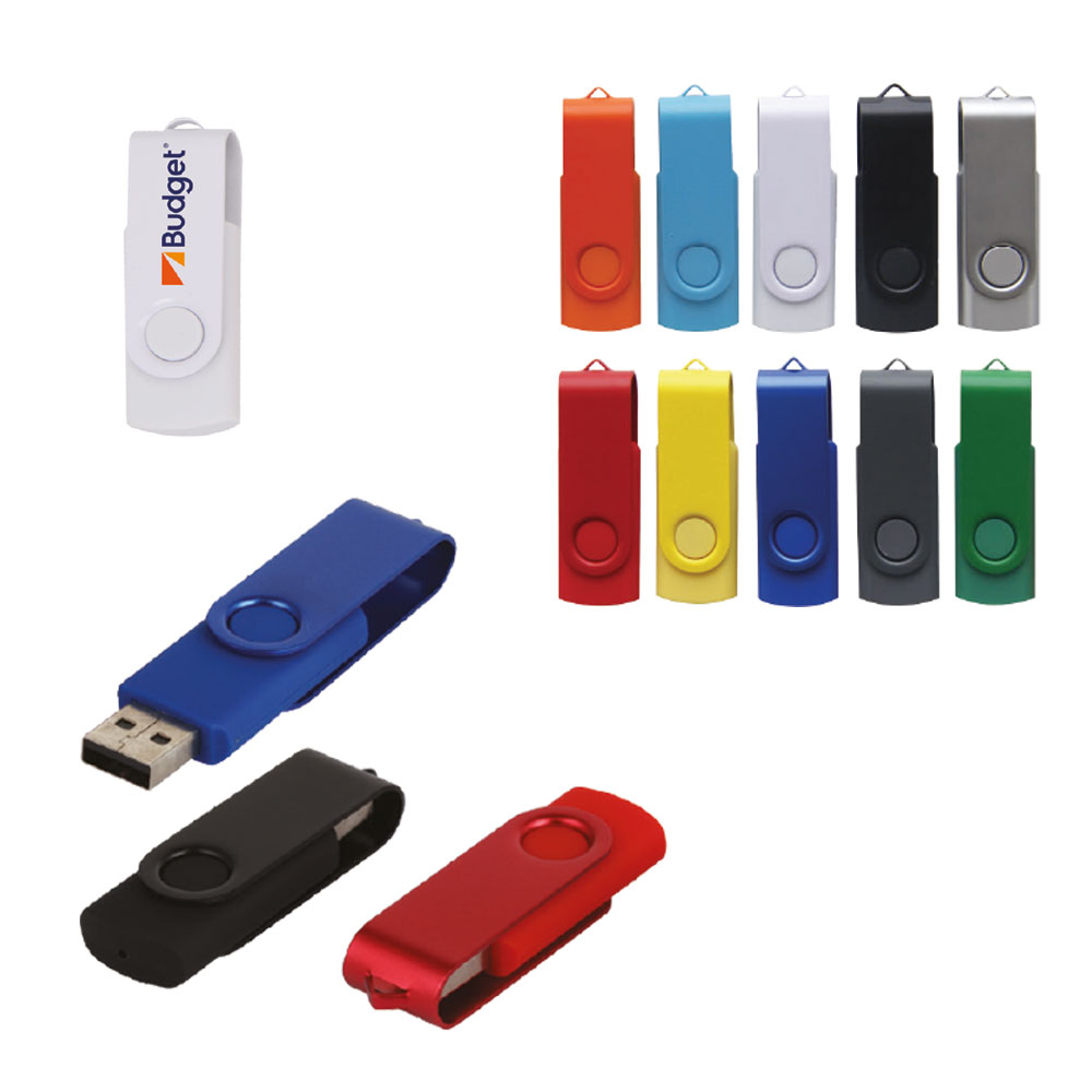 Logolu promosyon 7244-8GB 8 GB Metal Renkli USB Bellek