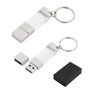 Logolu promosyon 7291-32GB 32 GB Kristal USB Bellek