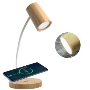 Logolu promosyon 7303 Bambu Masa Lambası