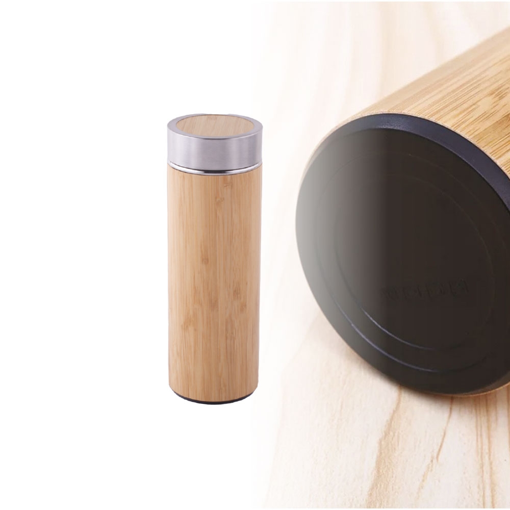 Logolu promosyon 8154 Bambu Termos 450 ml