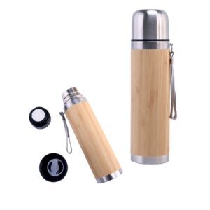 Logolu promosyon 8191 Bambu Termos 450 ml
