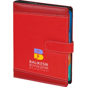 Logolu promosyon Bergama Organizer Ajanda 18 x 23 cm